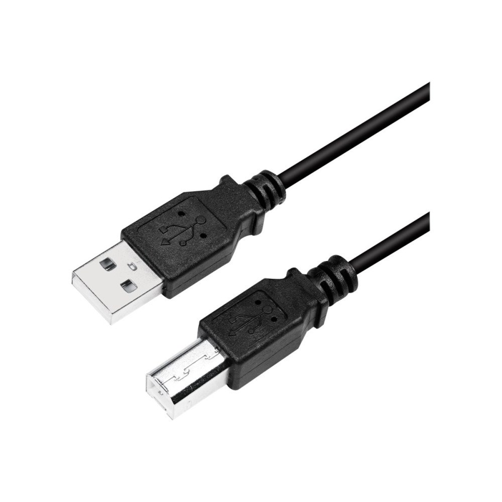 2direct LogiLink - USB-kabel - USB till USB typ B - 3 m