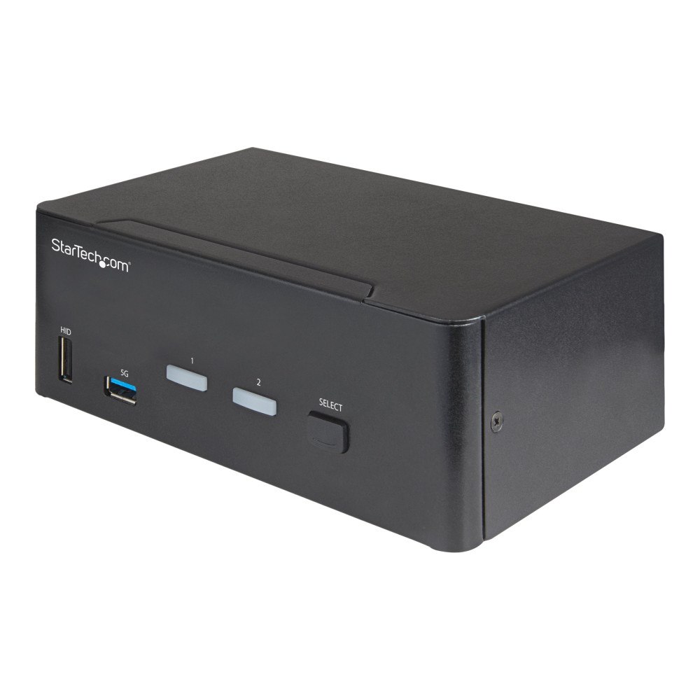 StarTech.com StarTech.com 2-ports HDMI KVM-switch för dubbla skärmar - 4K 60 Hz Ultra HD HDR - Desktop 4K HDMI 2.0 KVM-switch med 2 p...