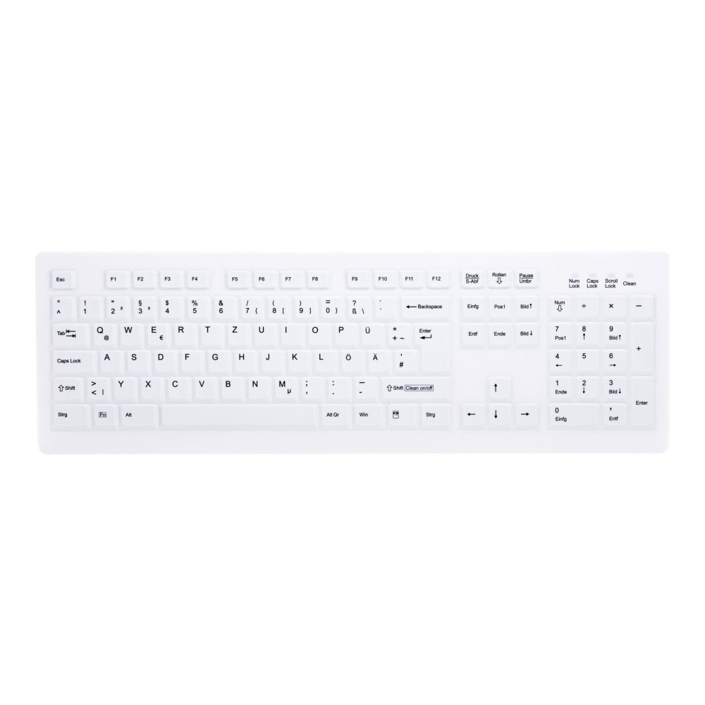 CHERRY Active Key MedicalKey AK-C8100 - tangentbord - tysk - vit Inmatningsenhet