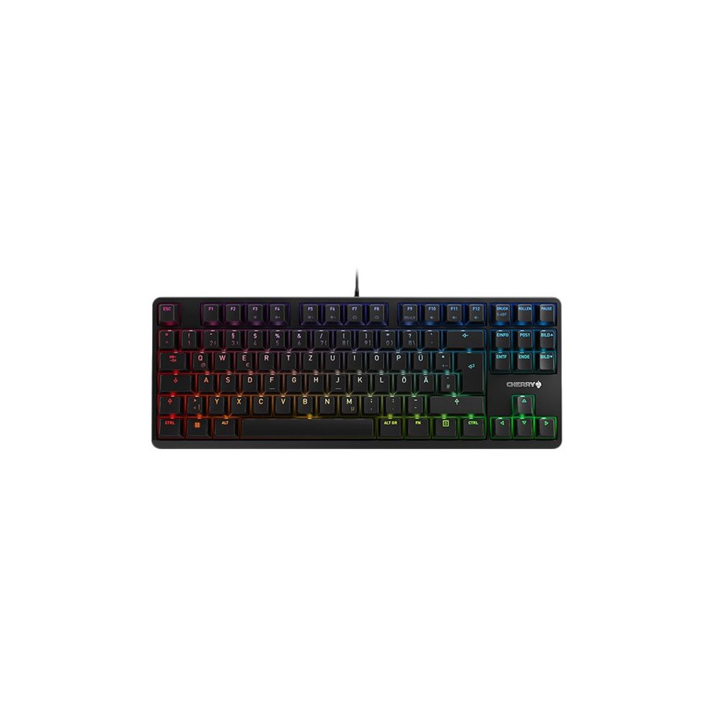 CHERRY CHERRY G80-3000N RGB TKL - tangentbord - QWERTZ - tysk - svart Inmatningsenhet