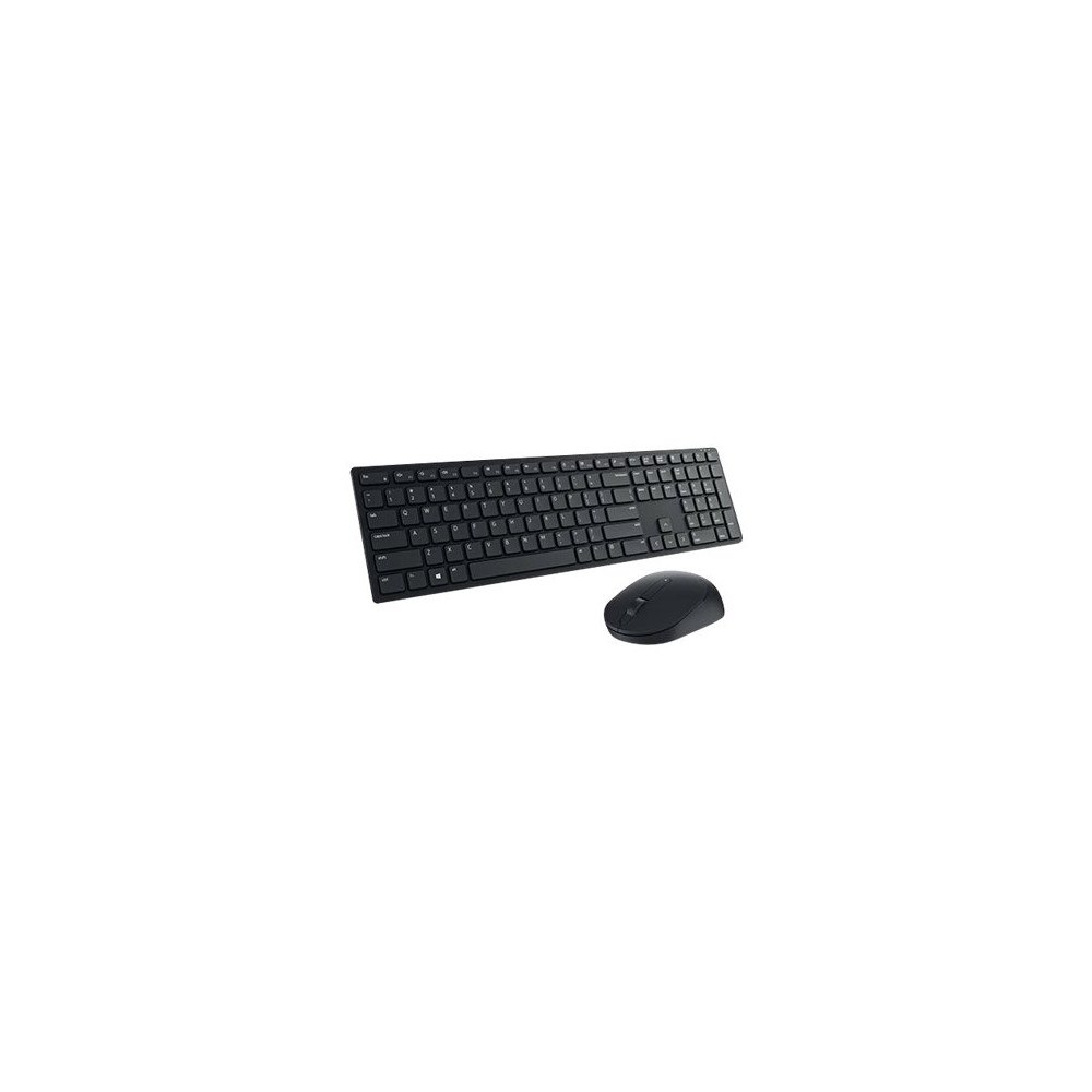 DELL Dell Pro KM5221W - sats med tangentbord och mus - AZERTY - belgisk - svart Inmatningsenhet