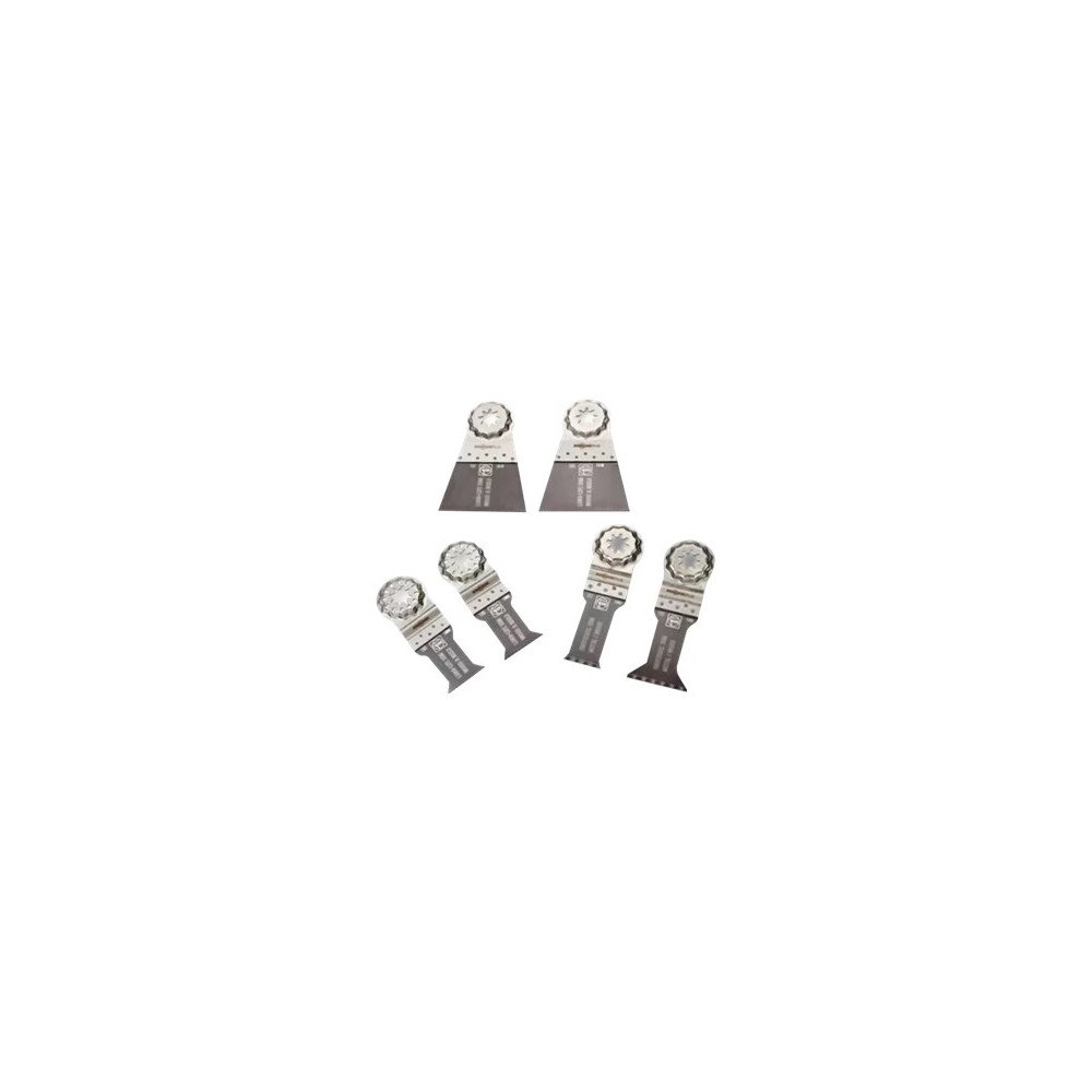 FEIN Fein BEST OF E-CUT - plunge cut saw blade set - för trä, metall - 6 delar