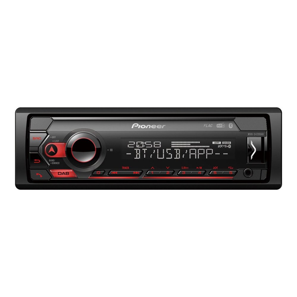 Pioneer Pioneer MVH-S420DAB - Bil - digital mottagare - inbyggd enhet - Enkel-DIN