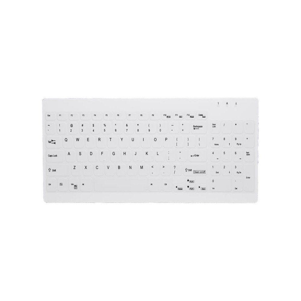 CHERRY Active Key AK-C7012 - tangentbord - tysk - vit Inmatningsenhet