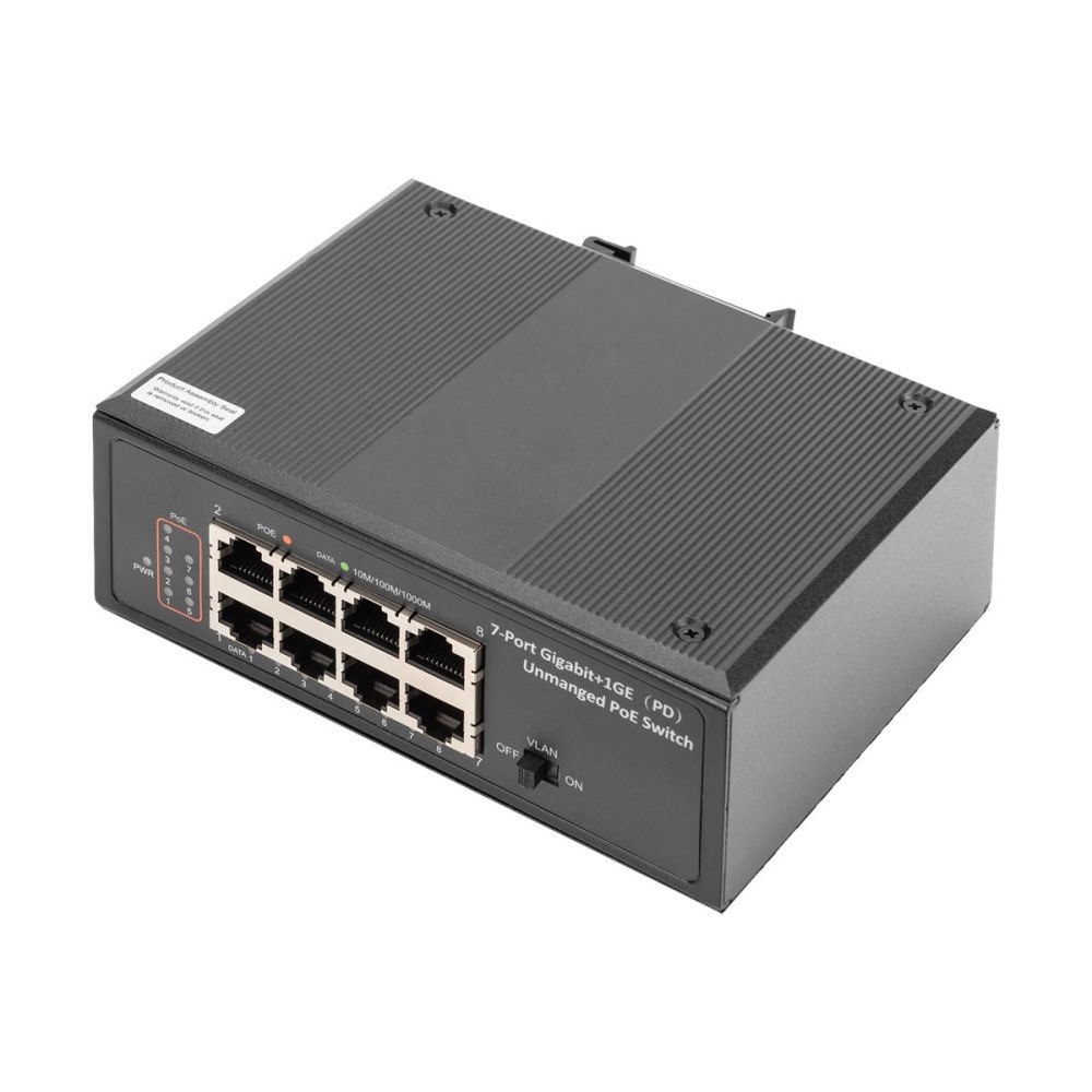 Digitus DIGITUS DN-651113 - switch - 7 portar - ohanterad