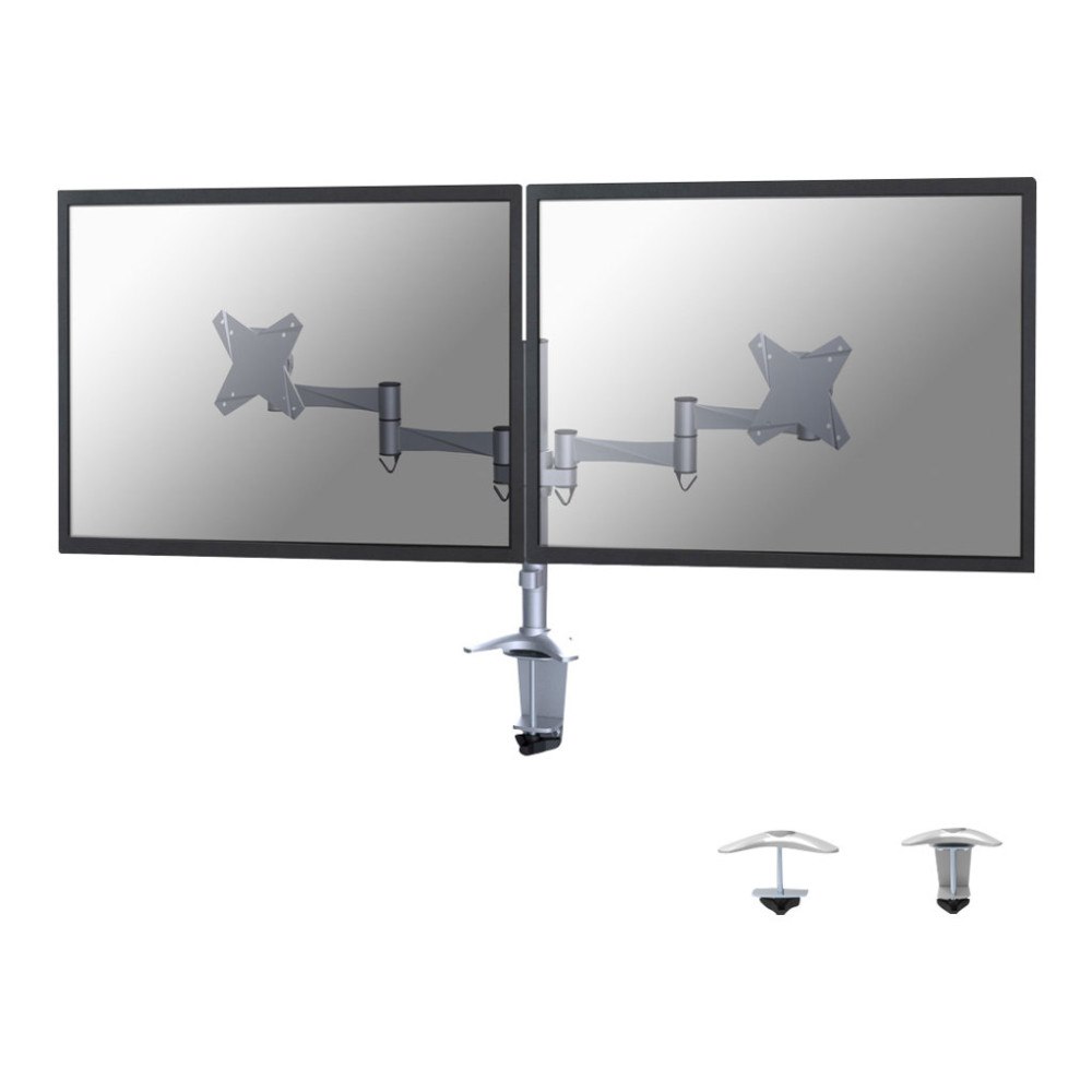 Neomounts by Newstar Neomounts FPMA-D1330D monteringssats - fullständig rörelse - för 2 LCD-bildskärmar - silver