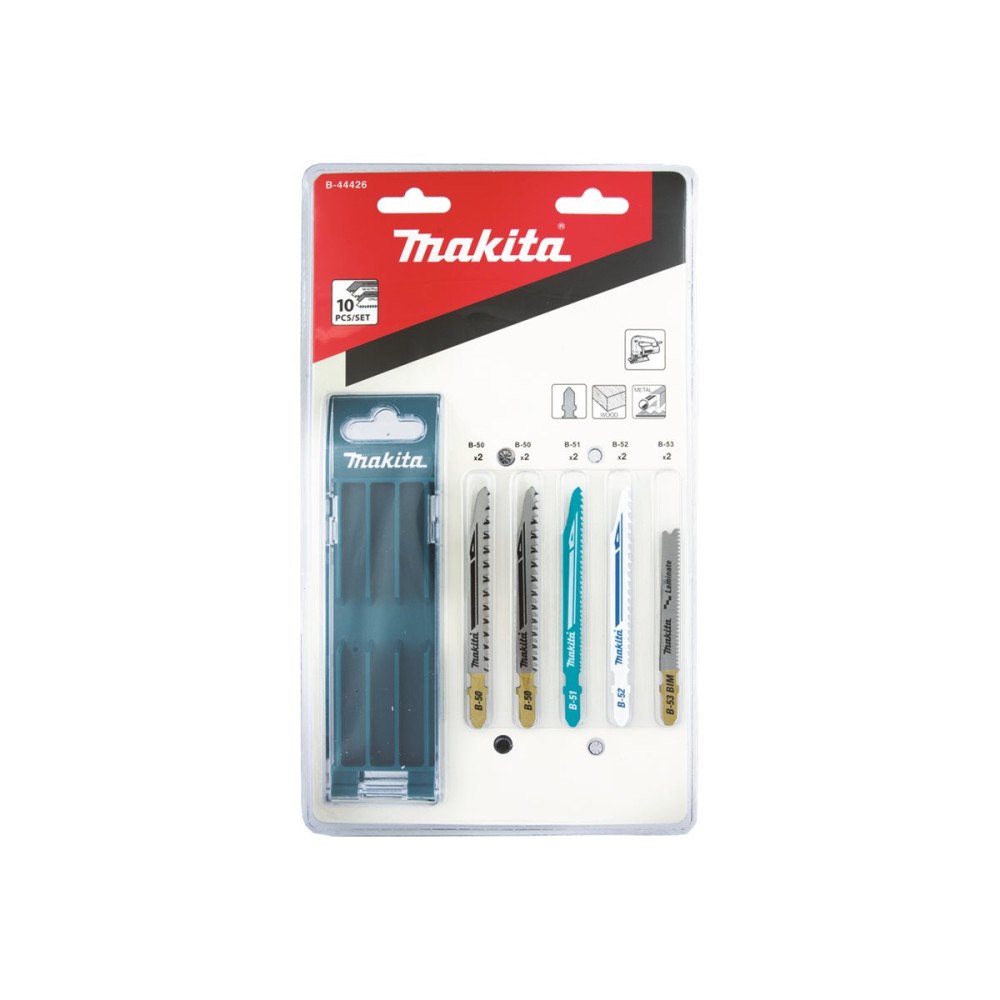 Makita Makita sticksågsbladsats - för trä, metall - 10 delar