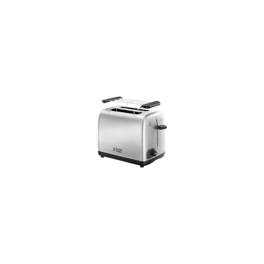 Russell Hobbs Russell Hobbs Adventure 24080-56 - brödrost - borstat rostfritt stål/svart elegans