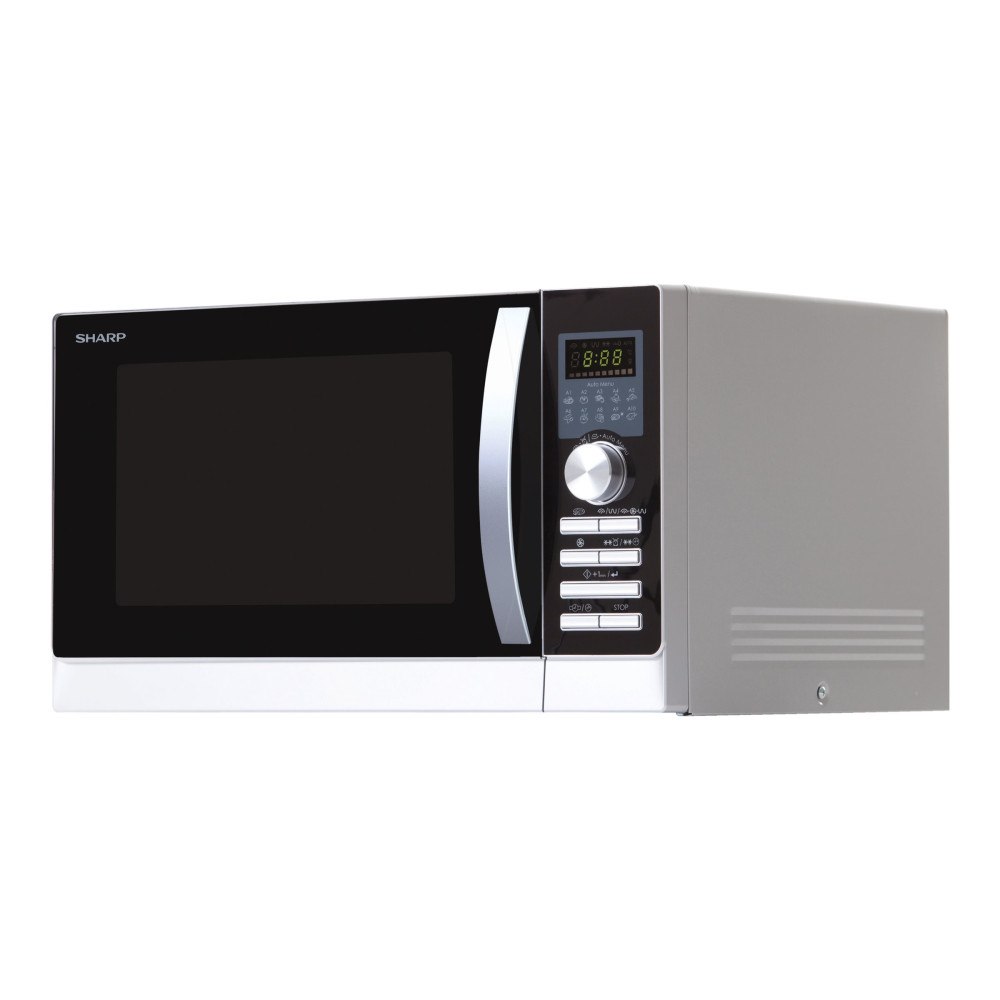 Sharp Sharp R-843INW - mikrovågsugn med konvektion och grill - fristående - silver