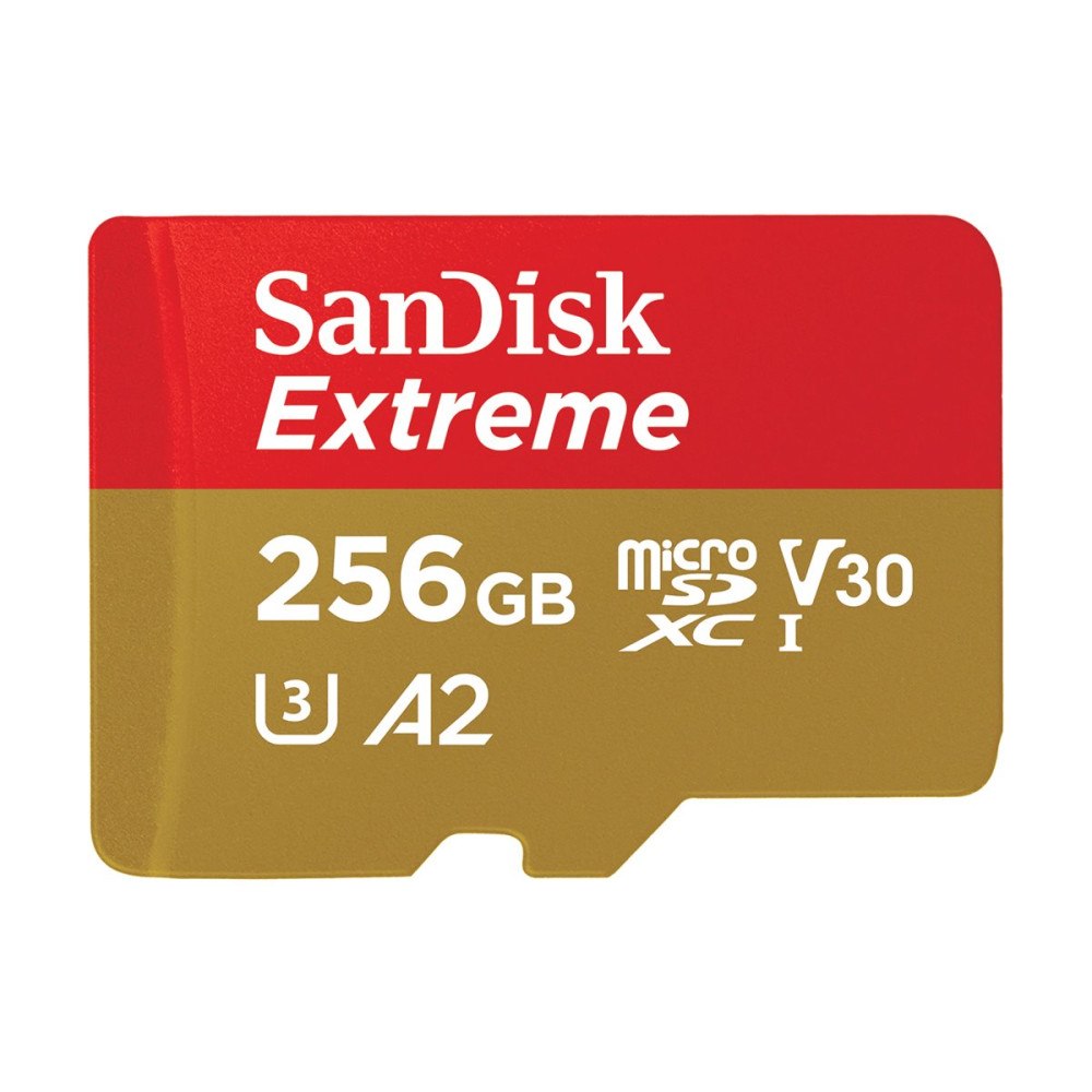 SANDISK SanDisk Extreme - flash-minneskort - 256 GB - mikroSDXC UHS-I