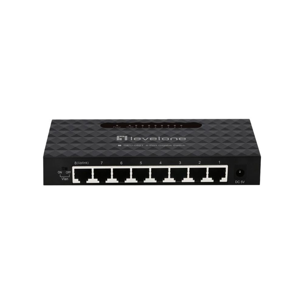 LevelOne LevelOne GEU-0821 - switch - 8 portar