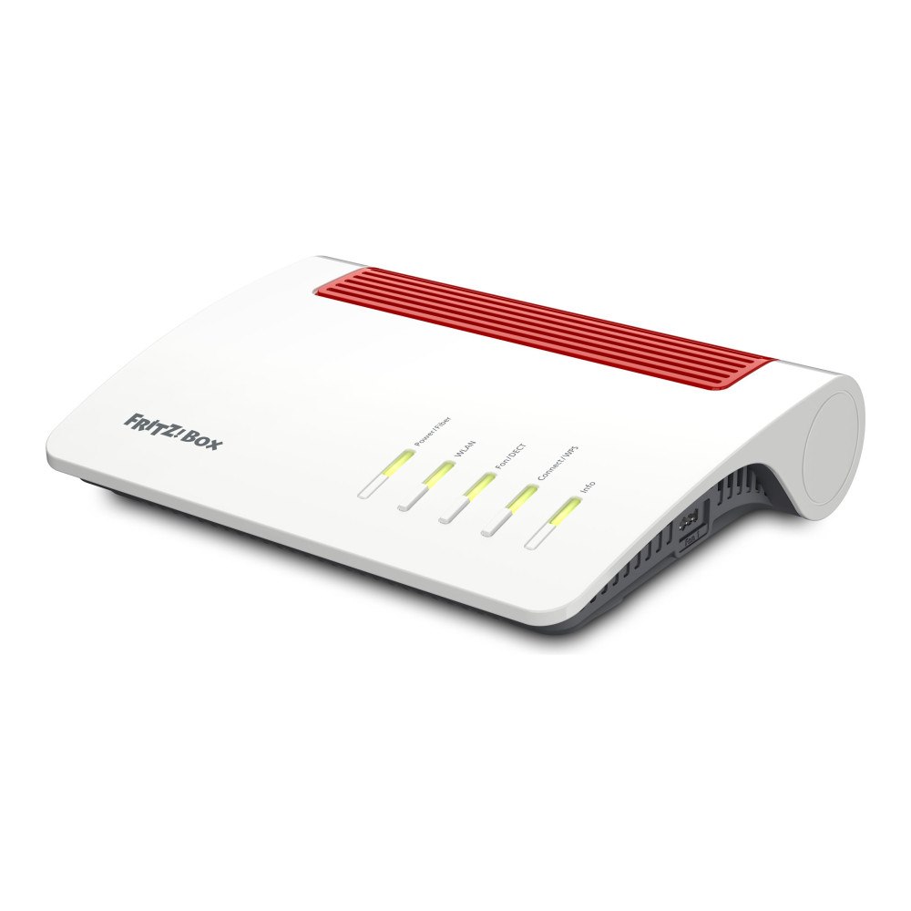 AVM Computersysteme Vertriebs AVM FRITZ!Box 5590 Fiber - trådlös router - GPON terminal / voice card - Wi-Fi 6 - skrivbordsmodell