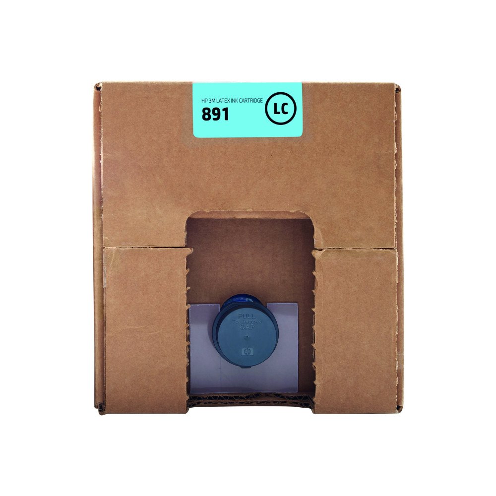 Hewlett-Packard HP 891 - ljus cyan - original - bläckpatron