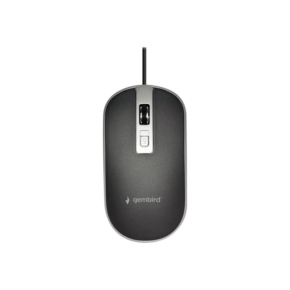 Gembird Gembird - mus - USB - svart, silver