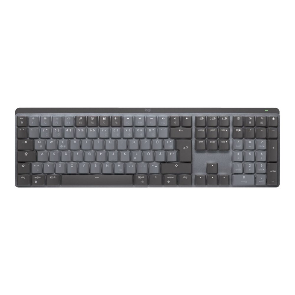 Logitech Logitech Master Series MX Mechanical - tangentbord - QWERTZ - tysk - grafit Inmatningsenhet