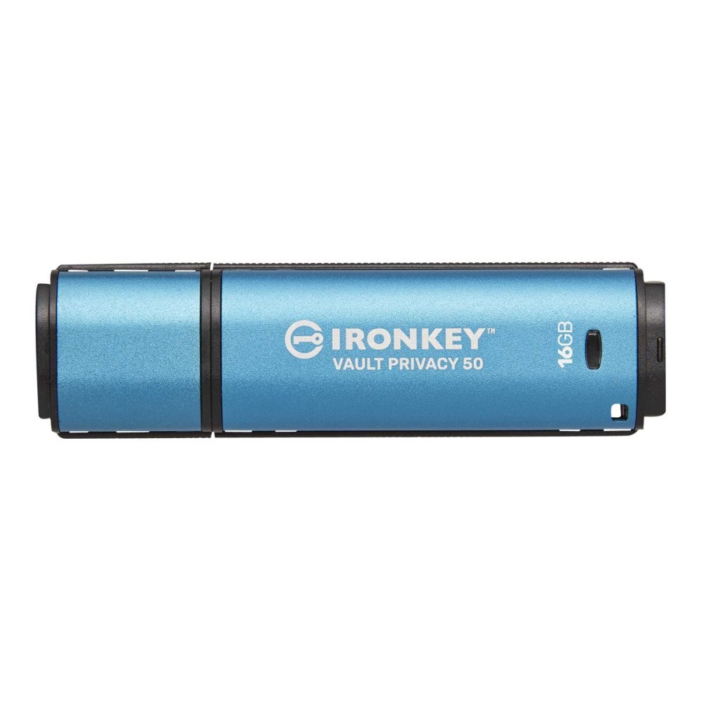 Kingston Technology Kingston IronKey Vault Privacy 50 Series - USB flash-enhet - 16 GB - TAA-kompatibel