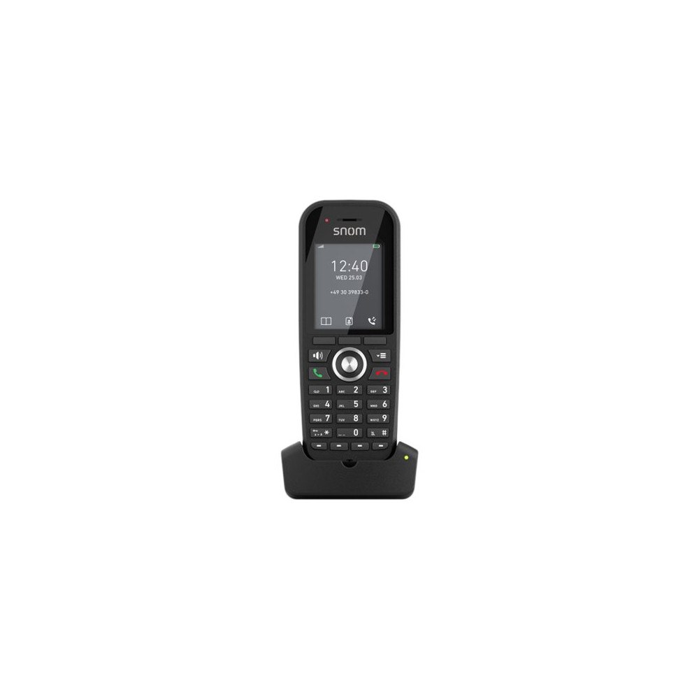 Snom technology snom M30 - trådlös förlängningshandenhet med nummerpresentation - 3-riktad samtalsförmåg