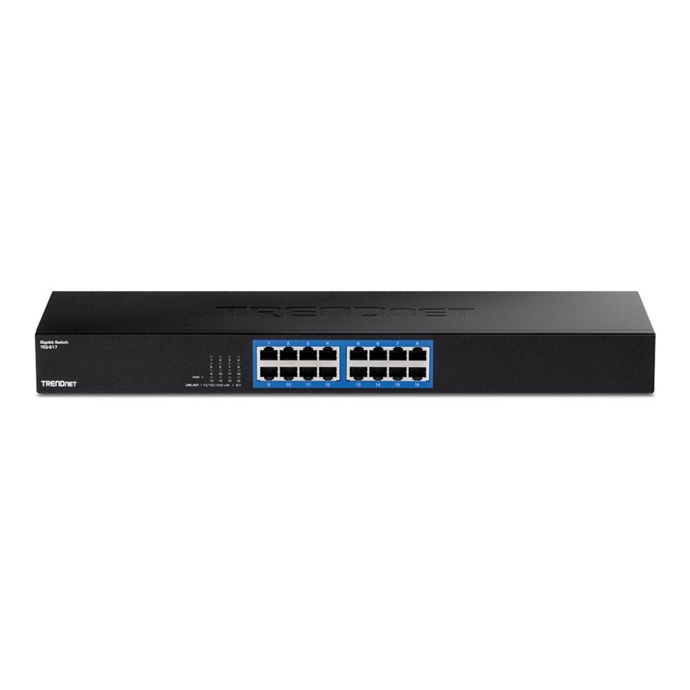 TRENDnet TRENDnet TEG S17 - switch - 16 portar - rackmonterbar - TAA-kompatibel