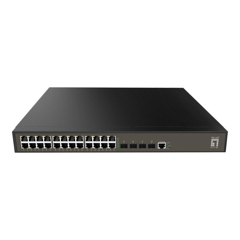 LevelOne LevelOne GEL-2871 - switch - 28 portar - Administrerad - rackmonterbar