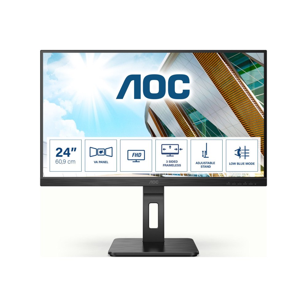 AOC AOC Pro-line 24P2QM - P2 Series - LED-skärm - Full HD (1080p) - 24"