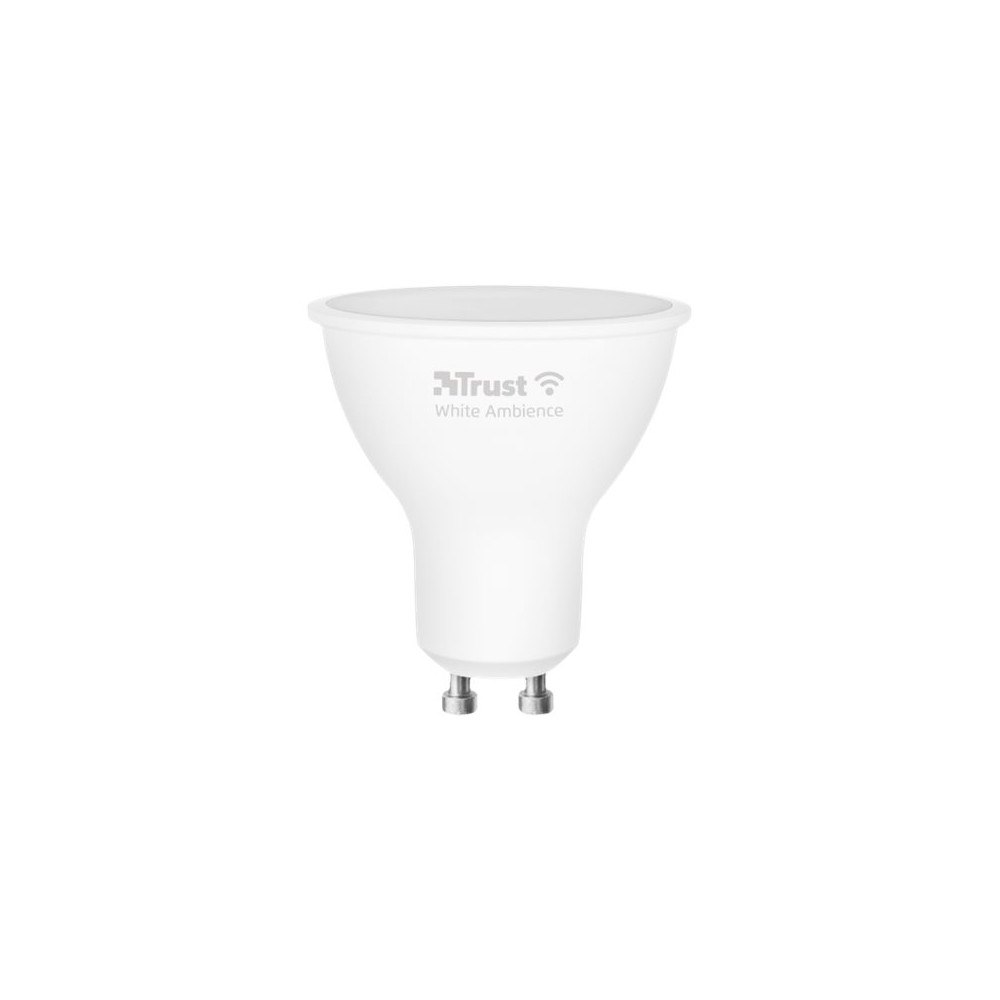 Trust Computer Products Trust Smart Home - LED-spotlight - GU10 - vitt ljus - 1800-6500 K - vit (paket om 2)