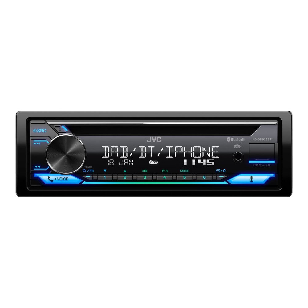 JVC JVC KD-DB922BT - Bil - CD-mottagare - inbyggd enhet - Enkel-DIN
