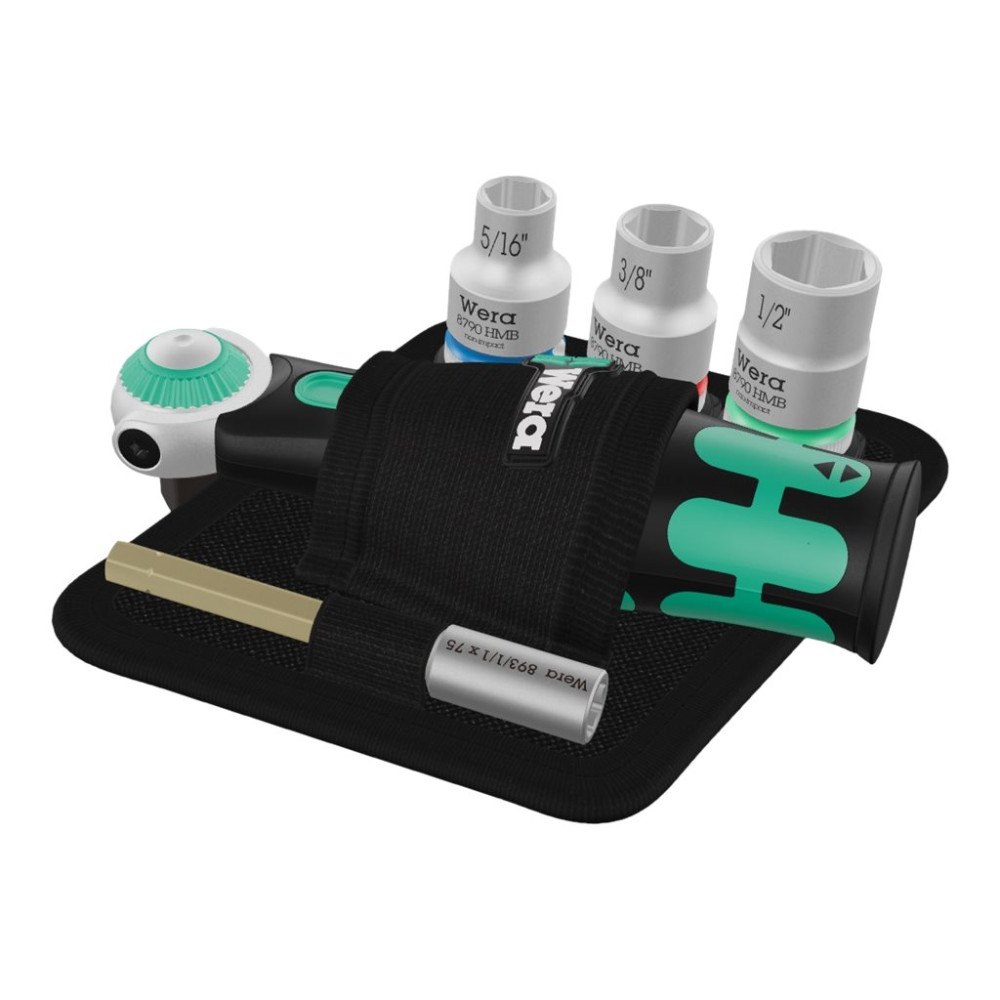WERA WERK Wera Zyklop 8009 Pocket Imperial Set 2 - ratchet bit driver with socket and bit set - 18 delar