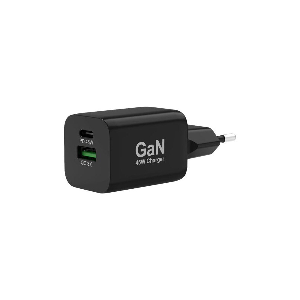 PORT Designs PORT Connect strömadapter - GaN-teknik - USB typ A, 24 pin USB-C - 45 Watt