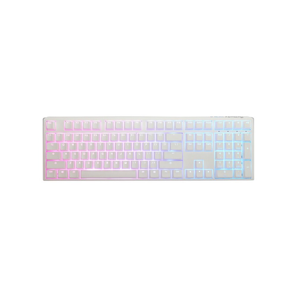 DuckyChannel International Ducky One 3 - tangentbord - QWERTZ - tysk - vit Inmatningsenhet