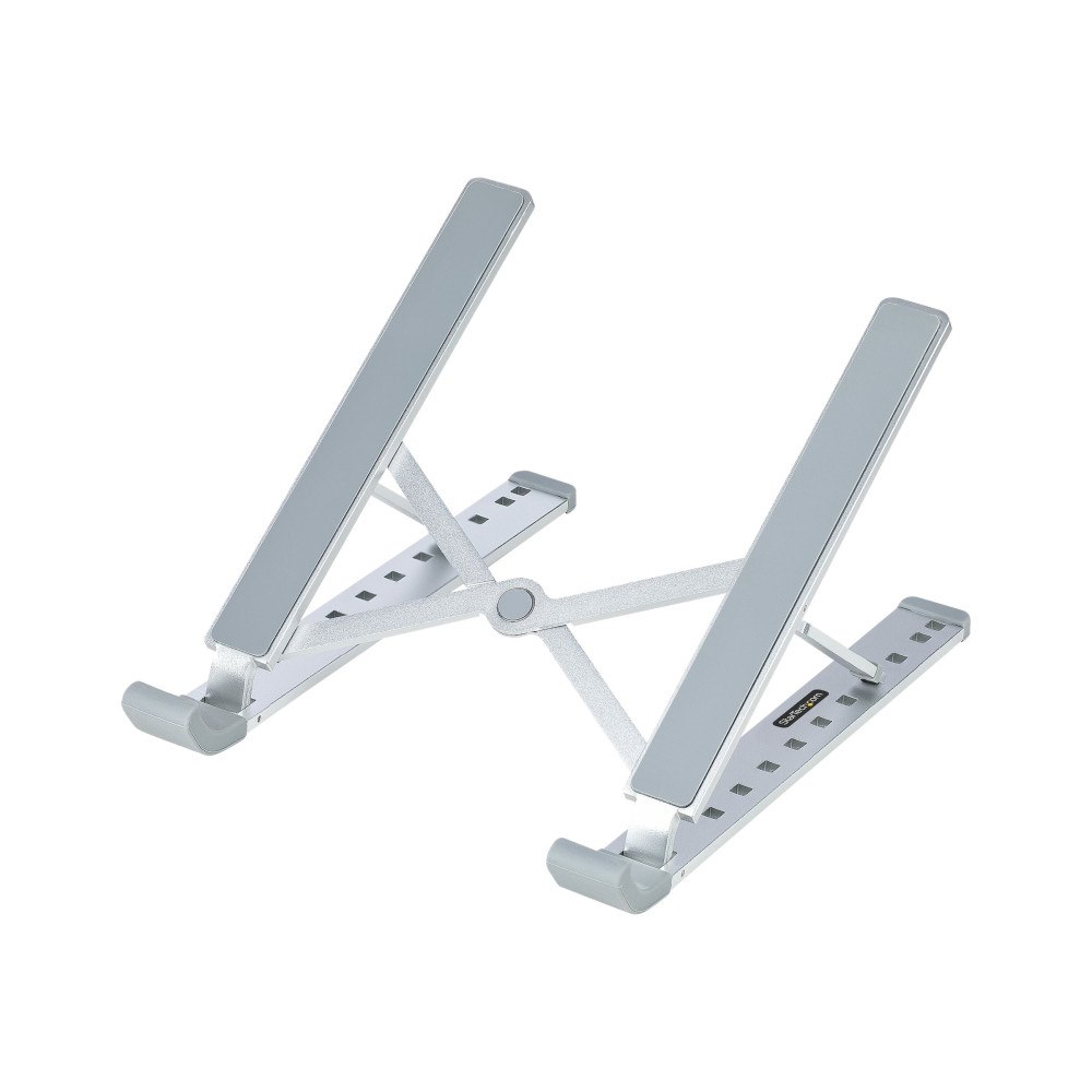 StarTech.com StarTech.com Foldable Laptop Riser Stand, Portable Height Adjustable Ergonomic Laptop Stand, Ventilated Aluminum Frame S...