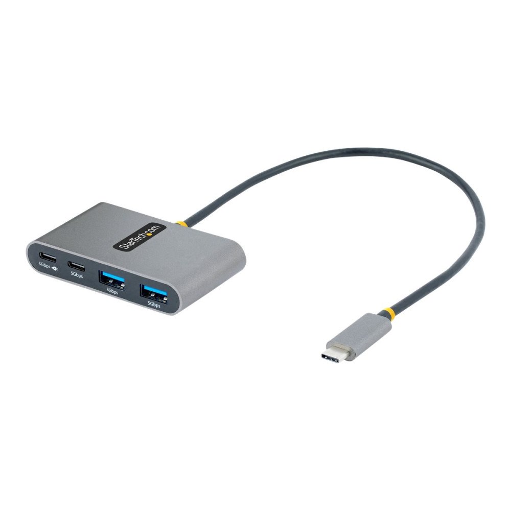 StarTech.com StarTech.com 4-Port USB-C Hub with 100W Power Delivery Pass-Through Charging, 2x USB-A + 2x USB-C, 5Gbps, USBC Hub w/ 1f...