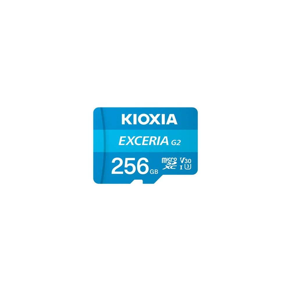 KIOXIA KIOXIA EXCERIA G2 - flash-minneskort - 256 GB - microSDXC UHS-I U3