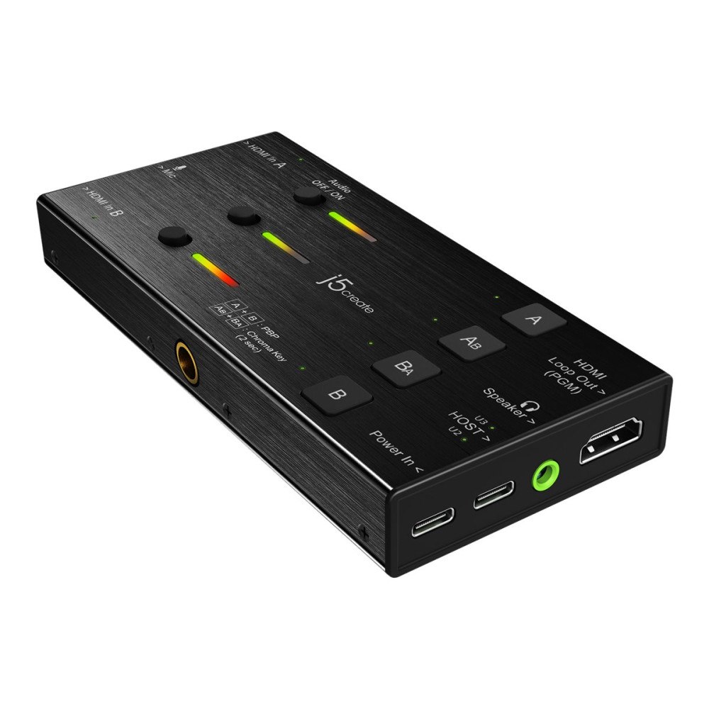 j5 create j5create JVA06-N - videofångstadapter - USB-C 3.0