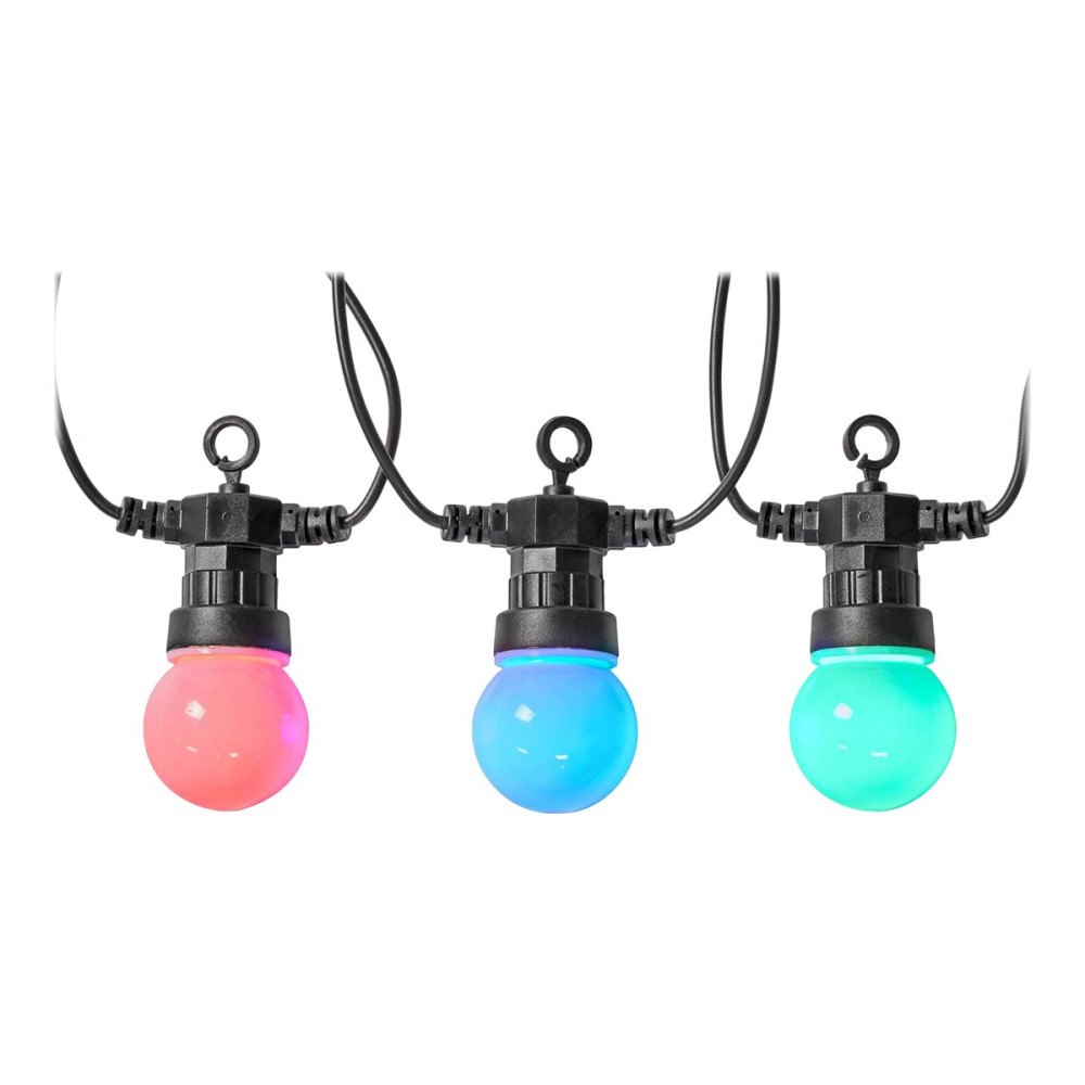 NEDIS Nedis SmartLife - stränglampor - LED - 1 LED/m - 3.08 W - RGB-lampa - svart