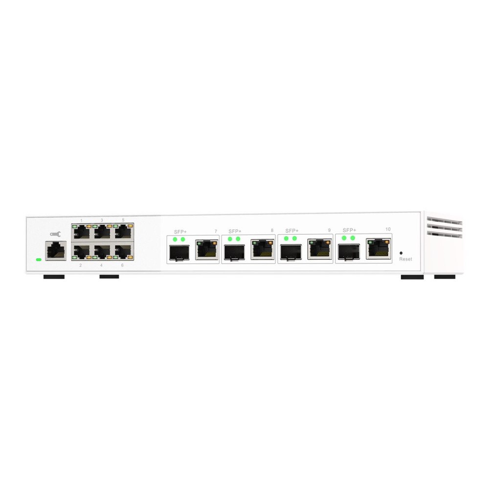 QNAP Systems, Inc QNAP QSW-M2106-4C - switch - 10 portar - Administrerad
