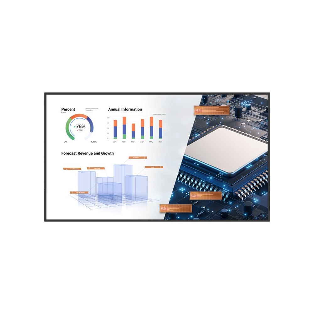 BENQ BenQ ST6502S Smart Signage Series - 65" LED-bakgrundsbelyst LCD-skärm - 4K - för digital skyltning