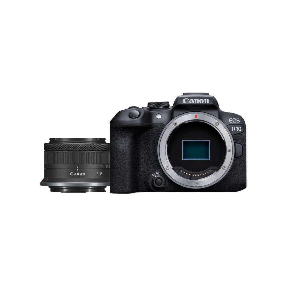 CANON Canon EOS R10 - digitalkamera RF-S 18-45 mm F4,5-6,3 IS STM objektiv