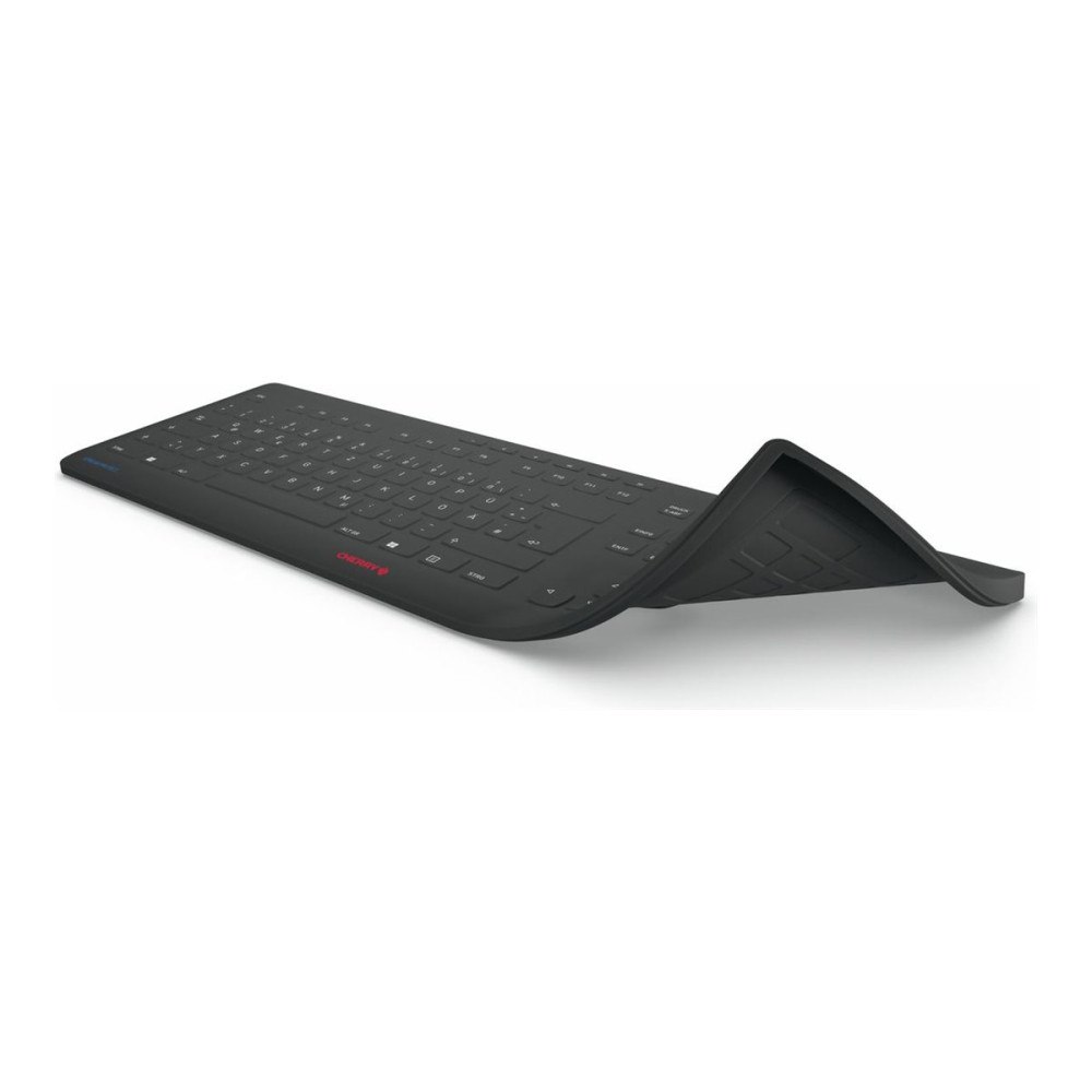 CHERRY CHERRY STREAM KEYBOARD - tangentbord - USA med eurosymbol - svart Inmatningsenhet