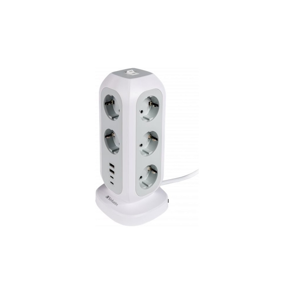VERBATIM Verbatim EUPT-01 - effektband - 15-i-1 europeisk multiplugg förlängning - 3600 Watt