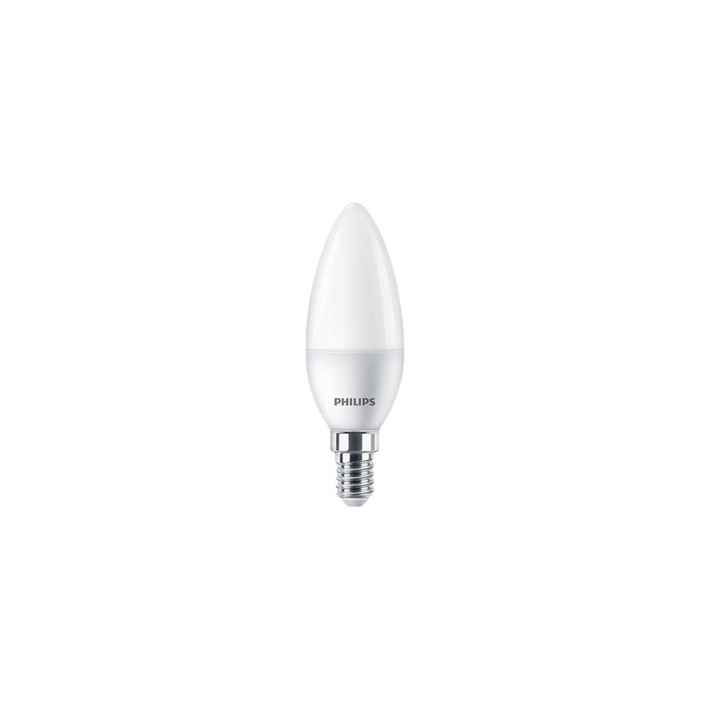 Philips Philips LEDs Olive and Luster - LED-glödlampa - form: B35 - glaserad finish - E14 - 5 W - kallt vitt ljus - 4000 K (pake...