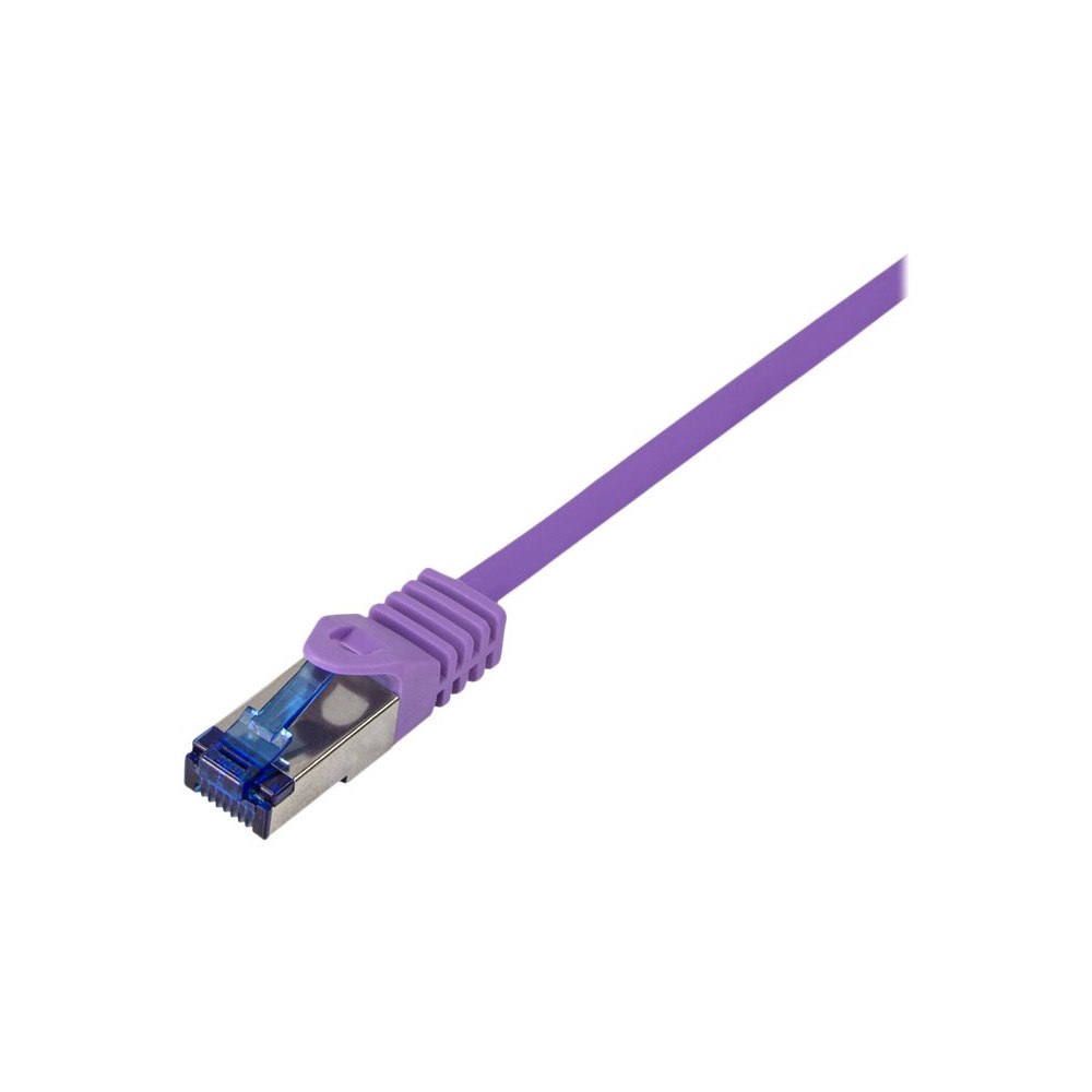 2direct LogiLink Professional Ultraflex - patch-kabel - 50 cm - lila, RAL 4005