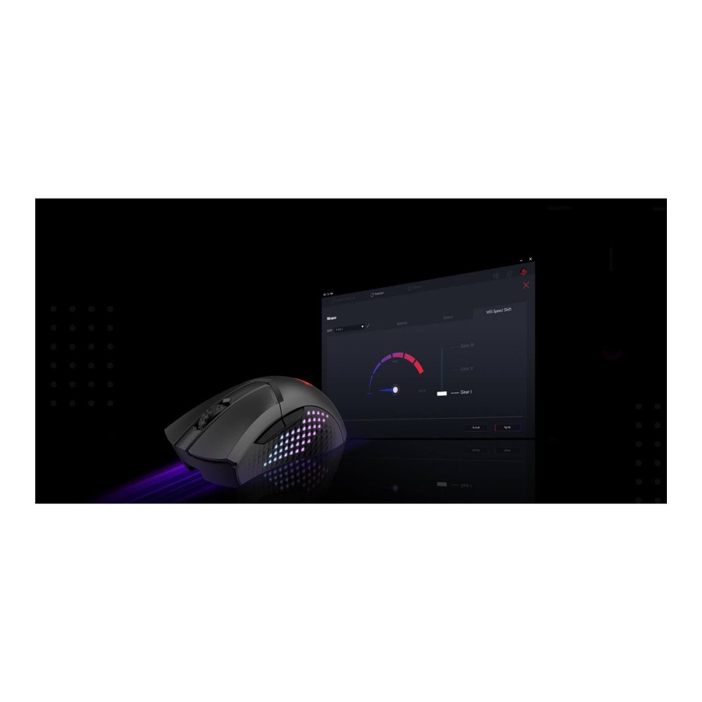 MSI MSI Clutch GM51 - mus - låg vikt - USB 2.0