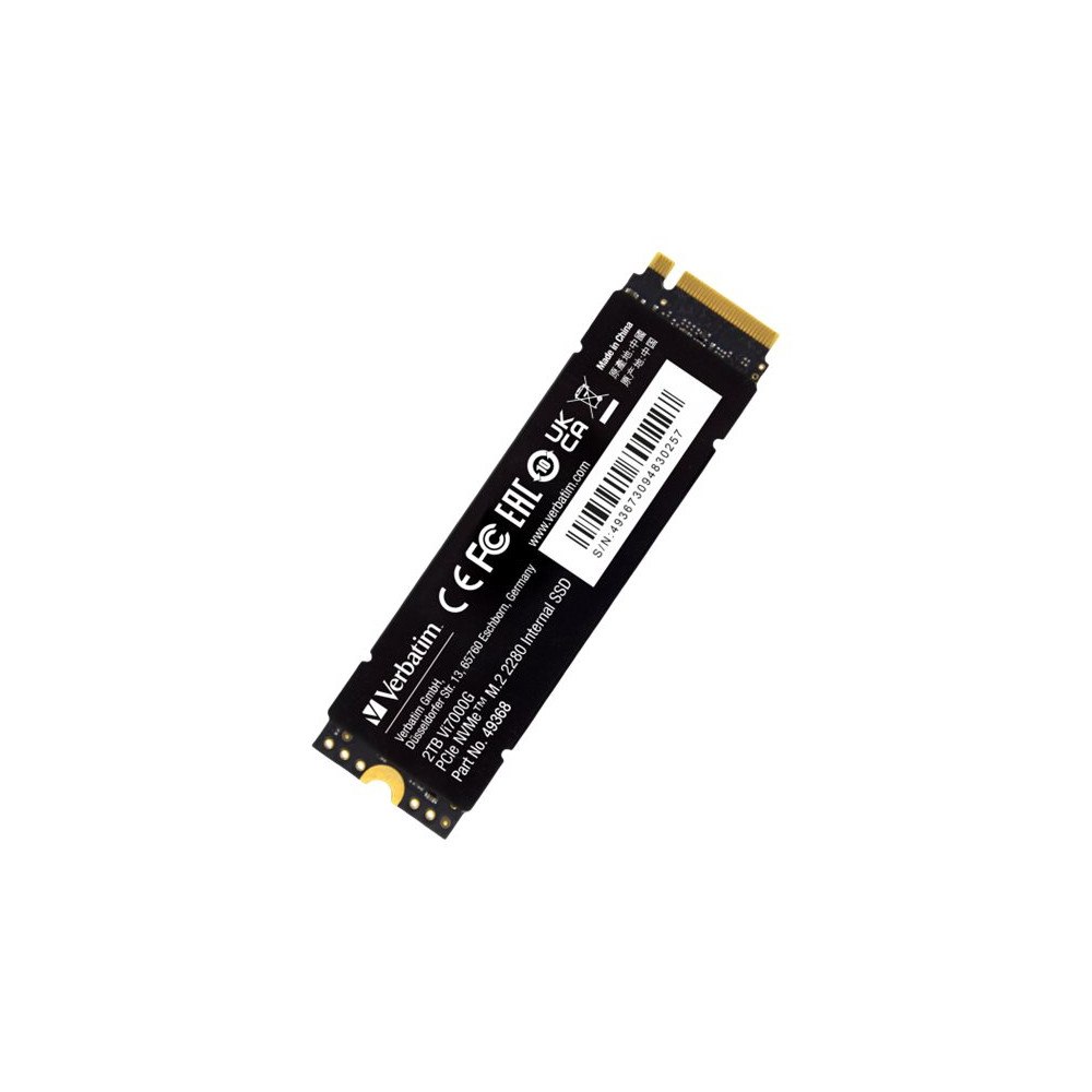 VERBATIM Verbatim Vi7000G - SSD - 2 TB - PCIe 4.0 x4 (NVMe)