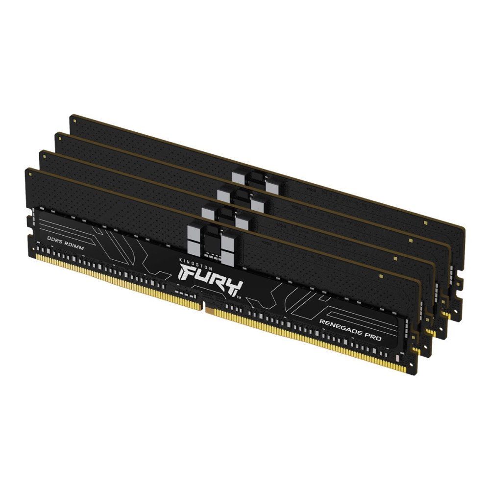 Kingston Technology Kingston FURY Renegade Pro - DDR5 - sats - 128 GB: 4 x 32 GB - DIMM 288-pin - 4800 MHz / PC5-38400 - registrerad