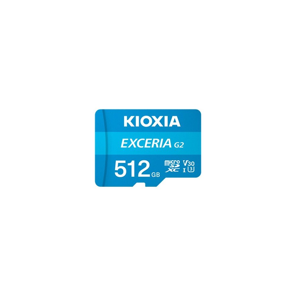 KIOXIA KIOXIA EXCERIA G2 - flash-minneskort - 512 GB - microSDXC UHS-I U3