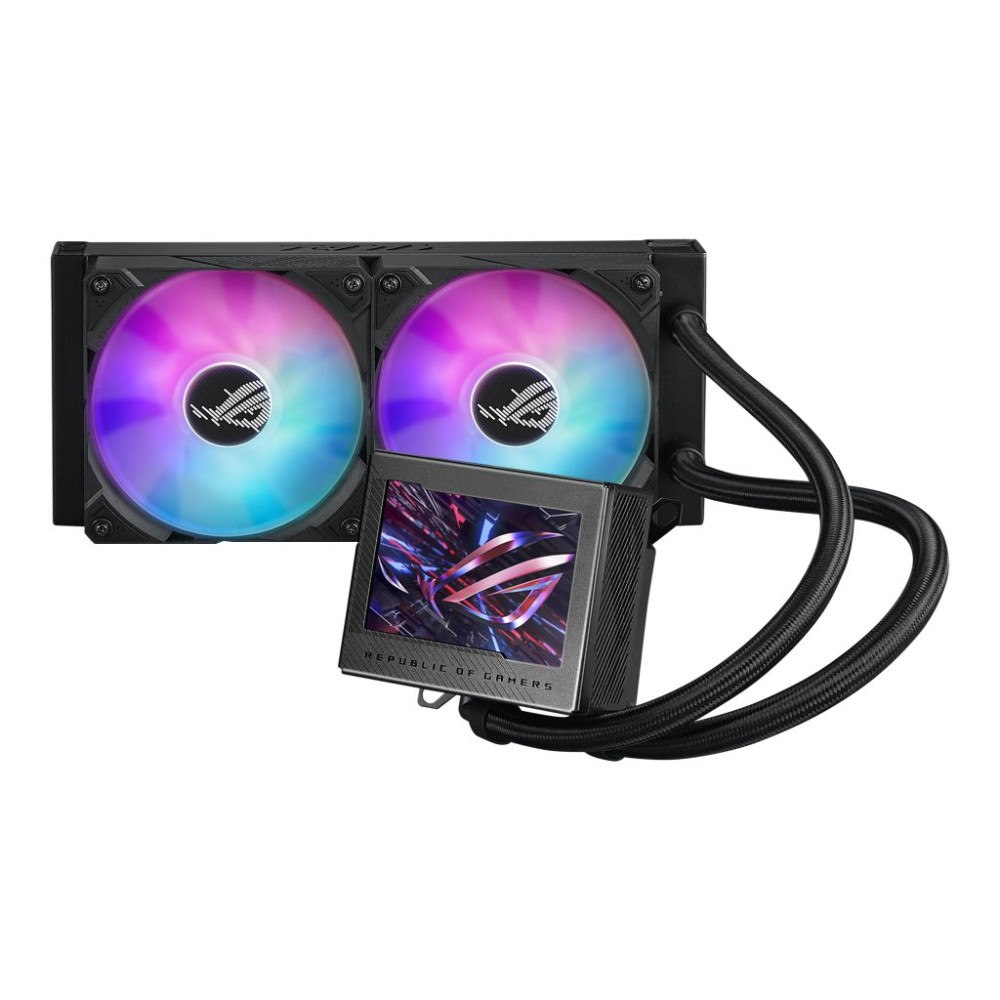 ASUSTeK COMPUTER ASUS ROG RYUJIN III 240 ARGB - kylsystem med vätska till processorn - med LCD-display