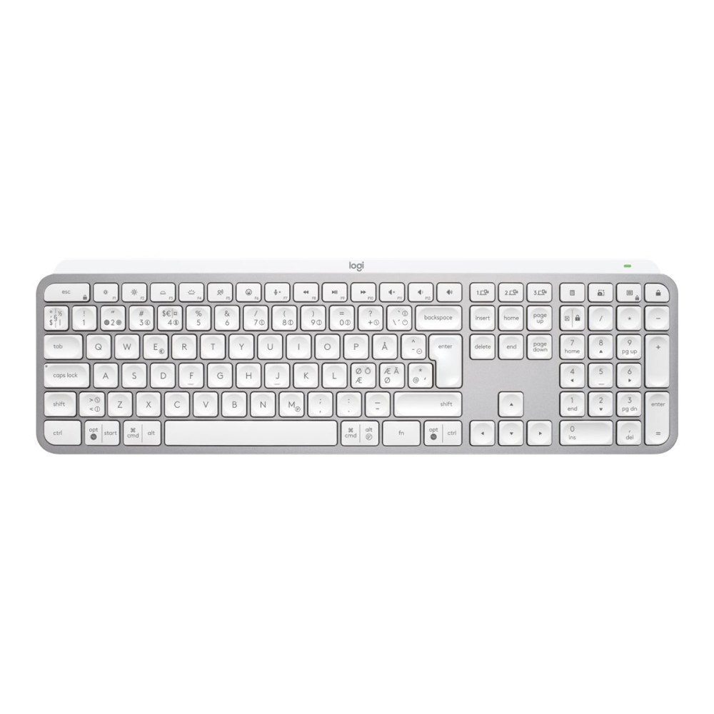 Logitech Logitech MX Keys S - tangentbord - QWERTY - Amerikansk engelska - blekgrå Inmatningsenhet