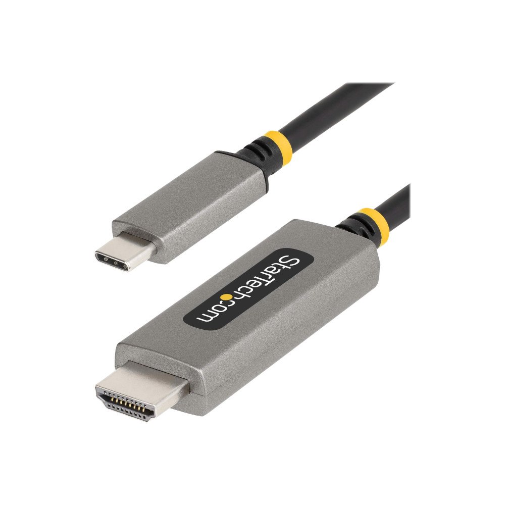 StarTech.com StarTech.com 6ft (2m) USB-C to HDMI Adapter Cable, 8K 60Hz, 4K 144Hz, HDR10, USB Type-C to HDMI 2.1 Video Converter Cabl...