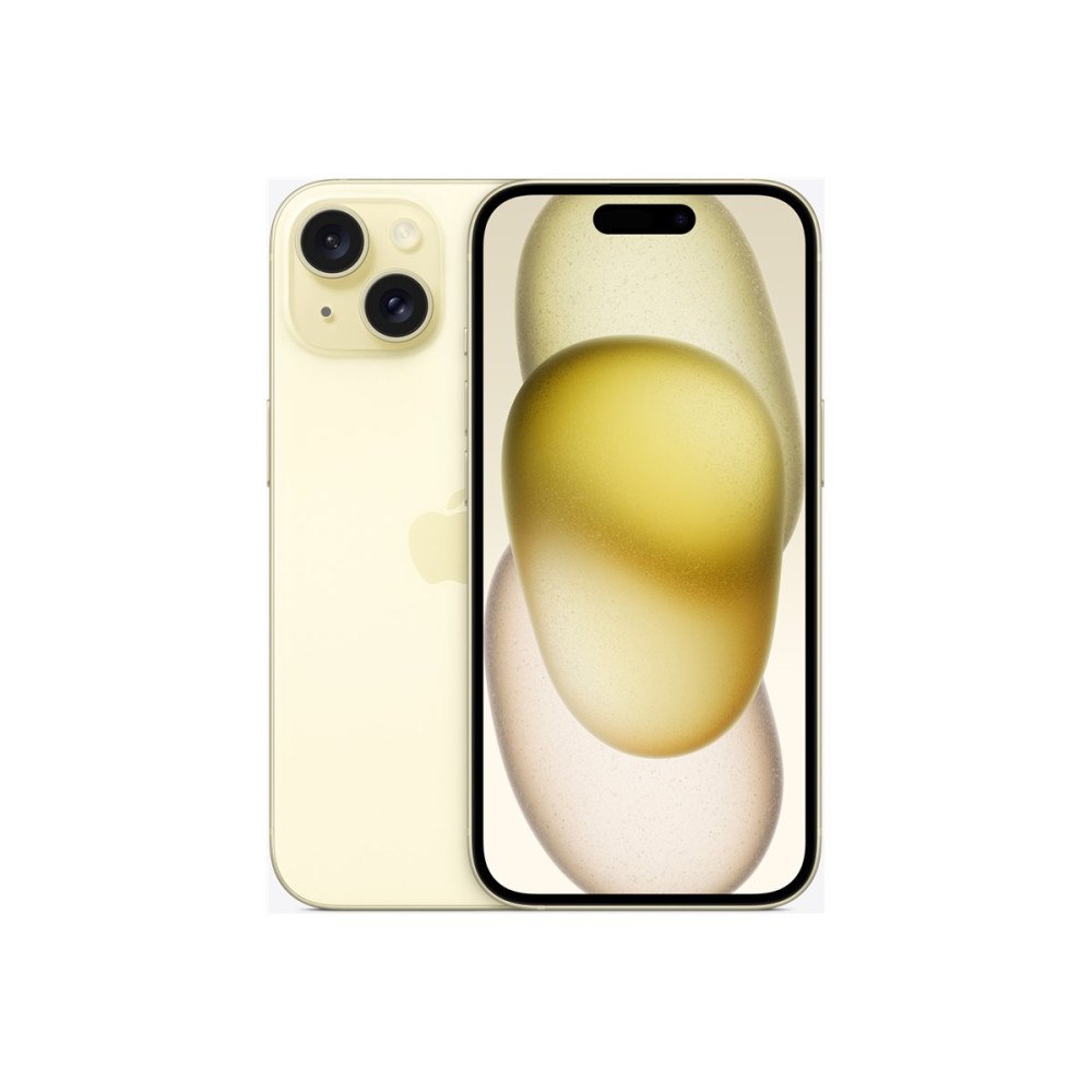 Apple Apple iPhone 15 - gul - 5G smartphone - 256 GB - GSM