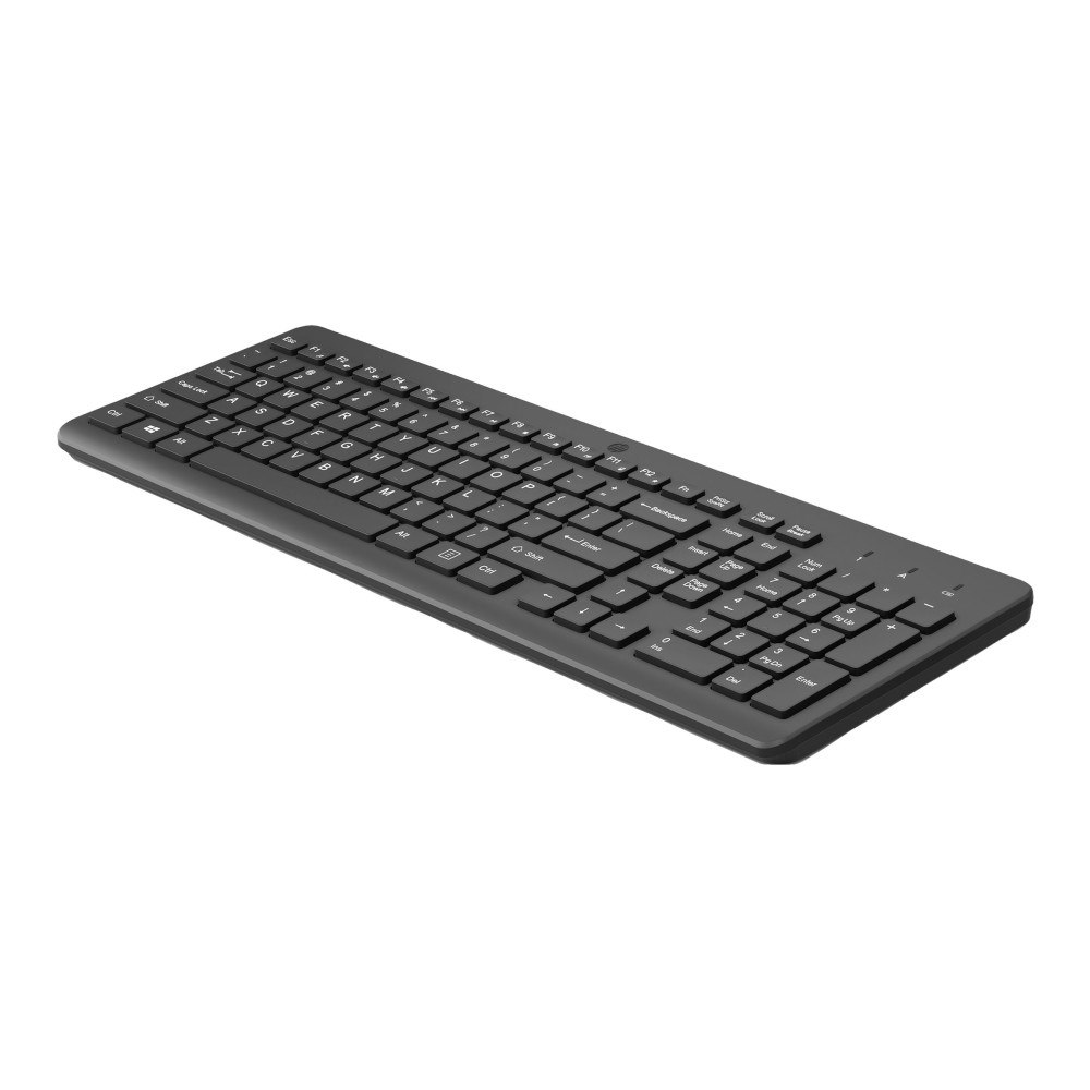 Hewlett-Packard HP 225 - tangentbord - 2,5-zonslayout - tysk - svart Inmatningsenhet